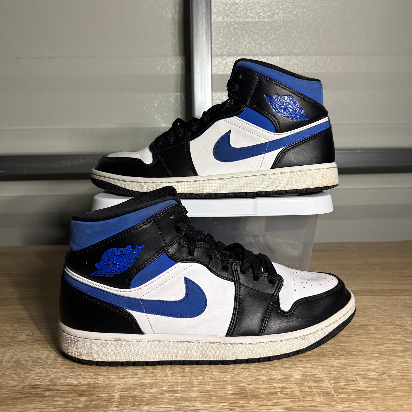Size 10.5 - AJ 1 Mid Racer Blue