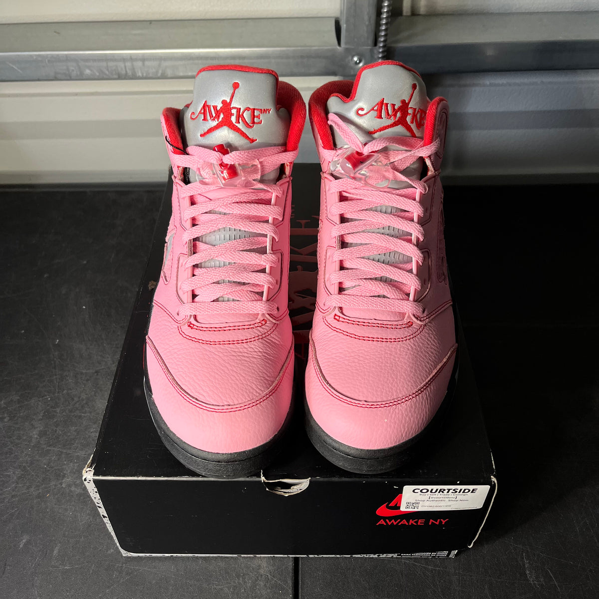 Size 11 - AJ 5 Awake NY Artic Pink