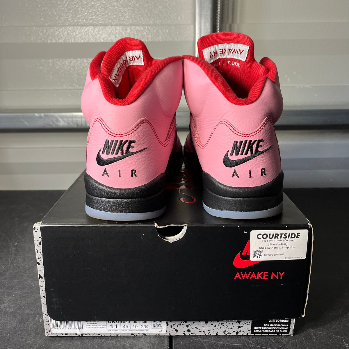 Size 11 - AJ 5 Awake NY Artic Pink