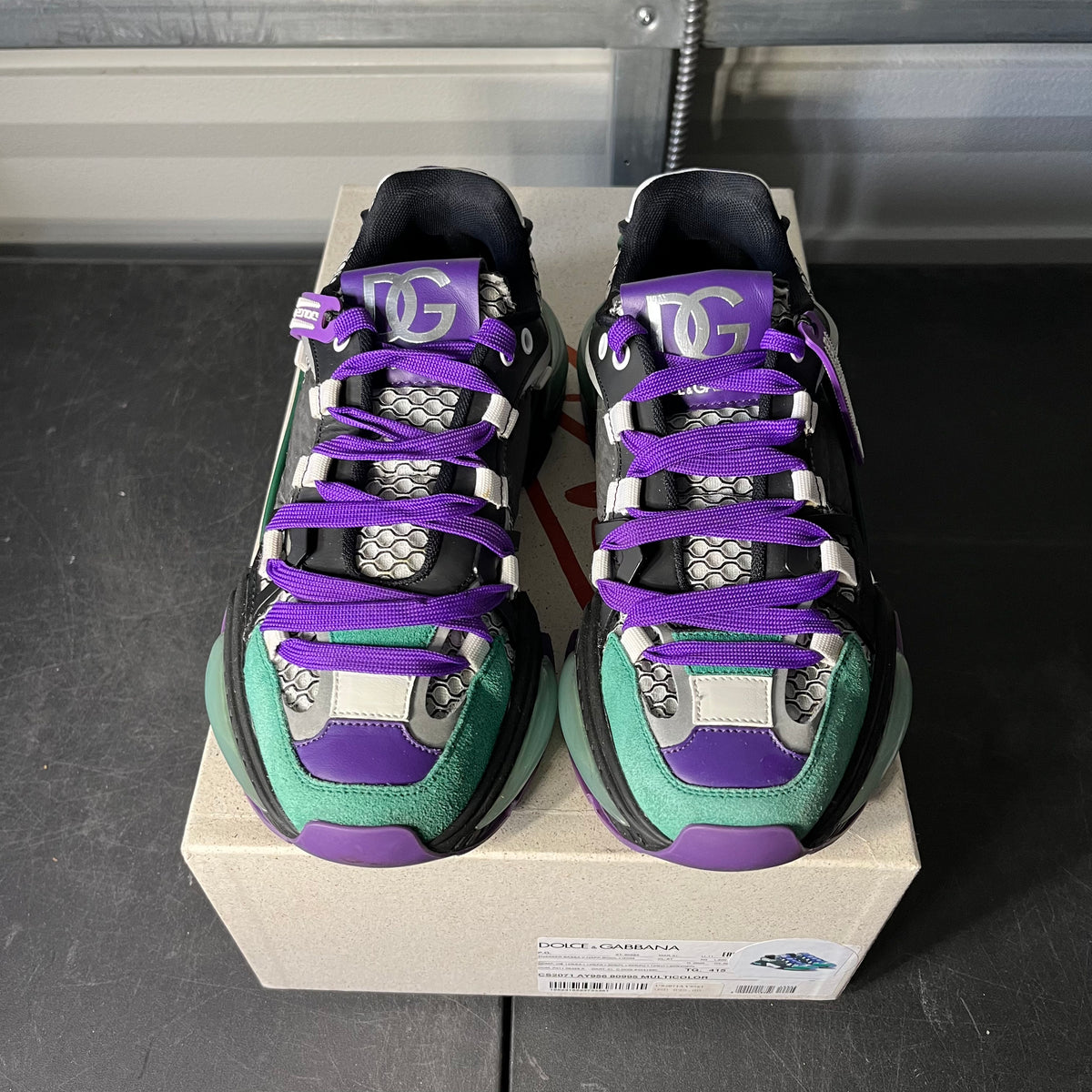 Size 8 - Dolce & Gabbana Black and Purple
