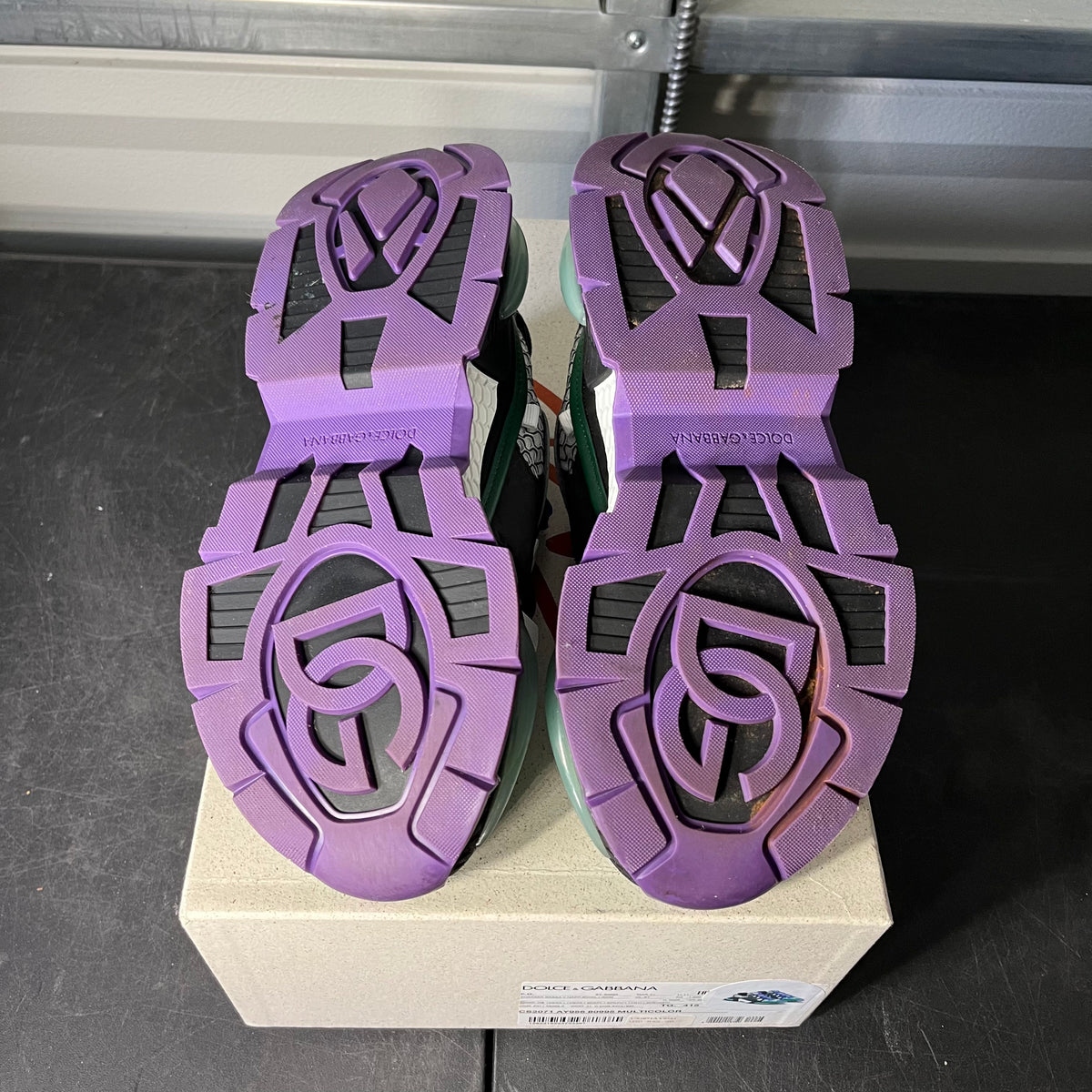 Size 8 - Dolce & Gabbana Black and Purple