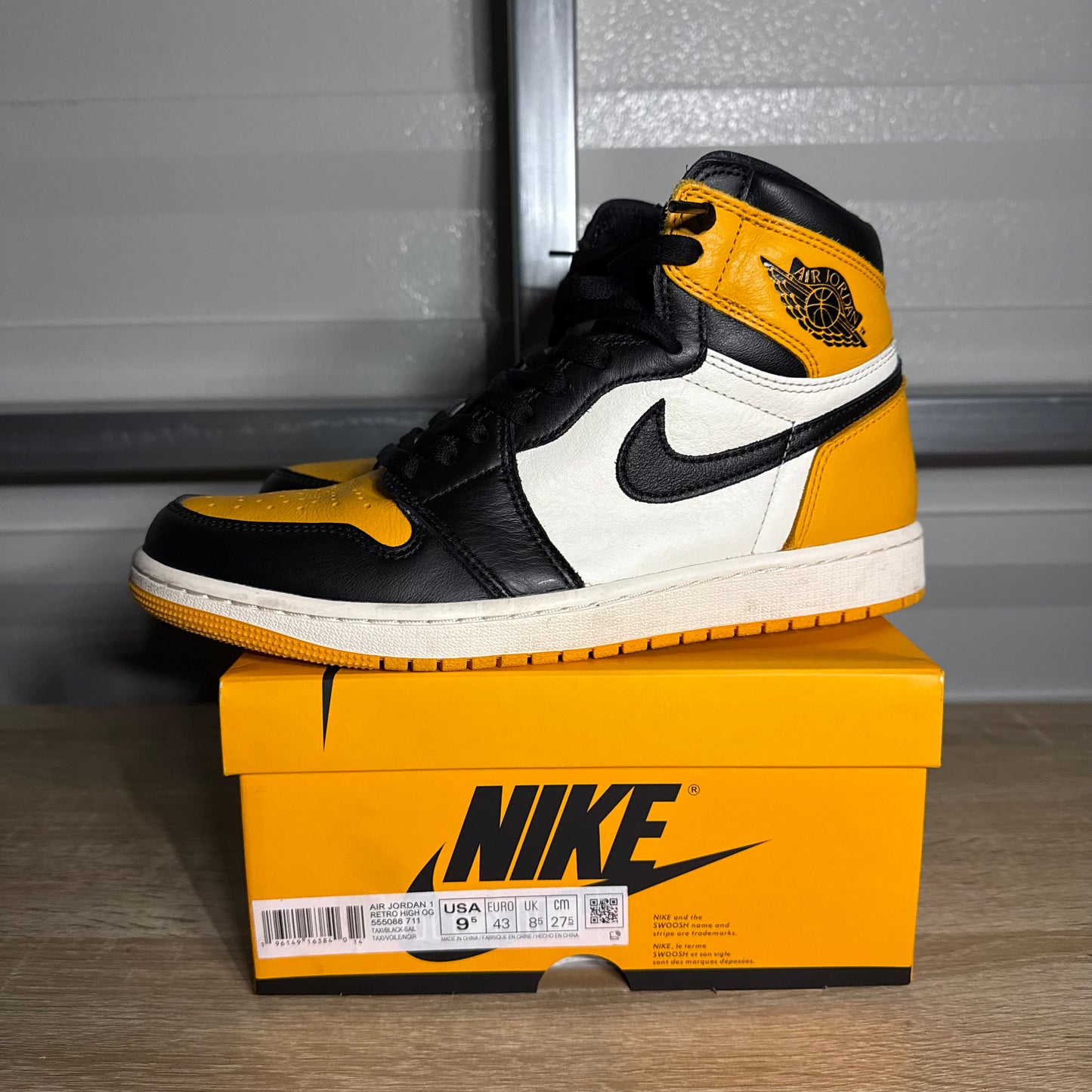 Size 9.5 - AJ 1 Retro High OG Taxi