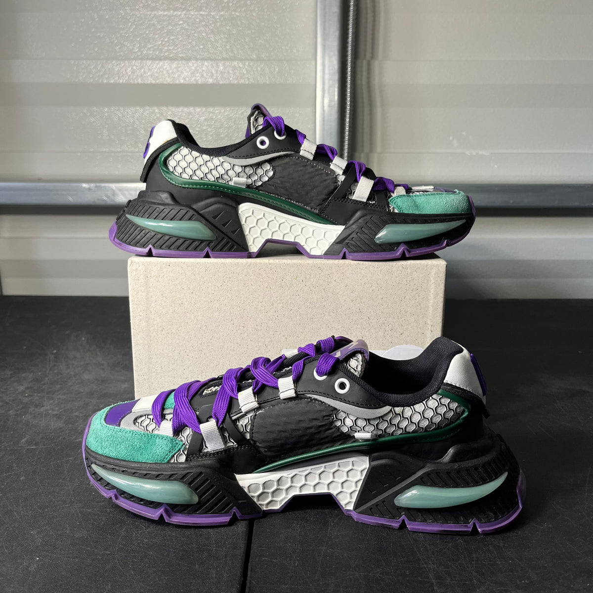 Size 8 - Dolce & Gabbana Black and Purple