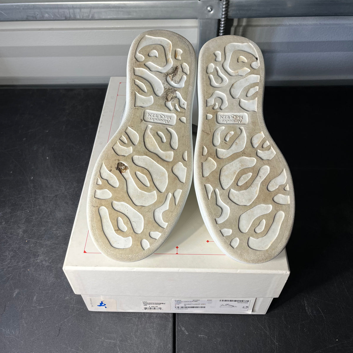 Size 6 - Alexander McQueen Oversized White Grey