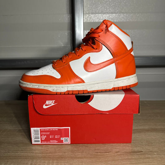 Size 9.5 - Dunk High Syracuse Orange