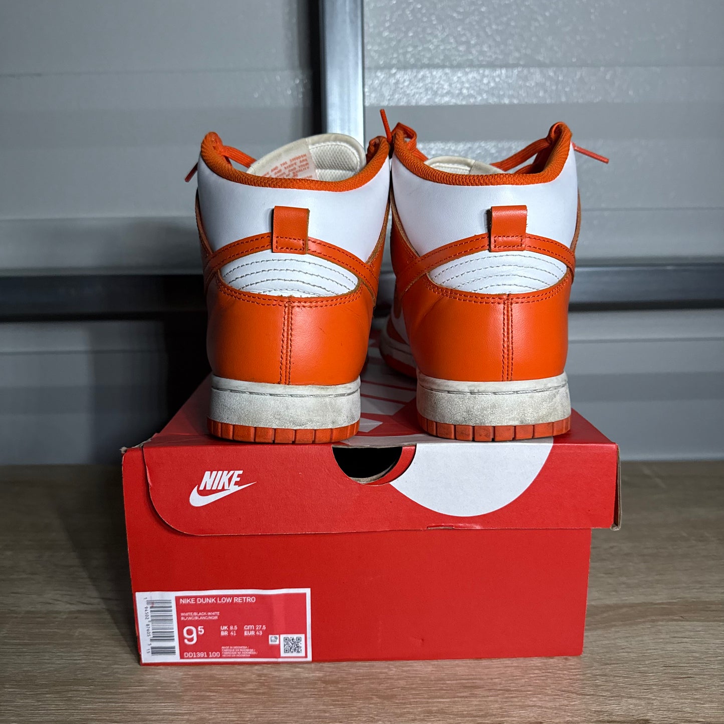 Size 9.5 - Dunk High Syracuse Orange