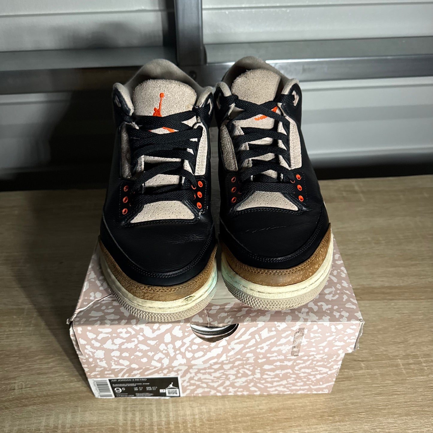 Size 9.5 - AJ 3 Retro Desert Elephant