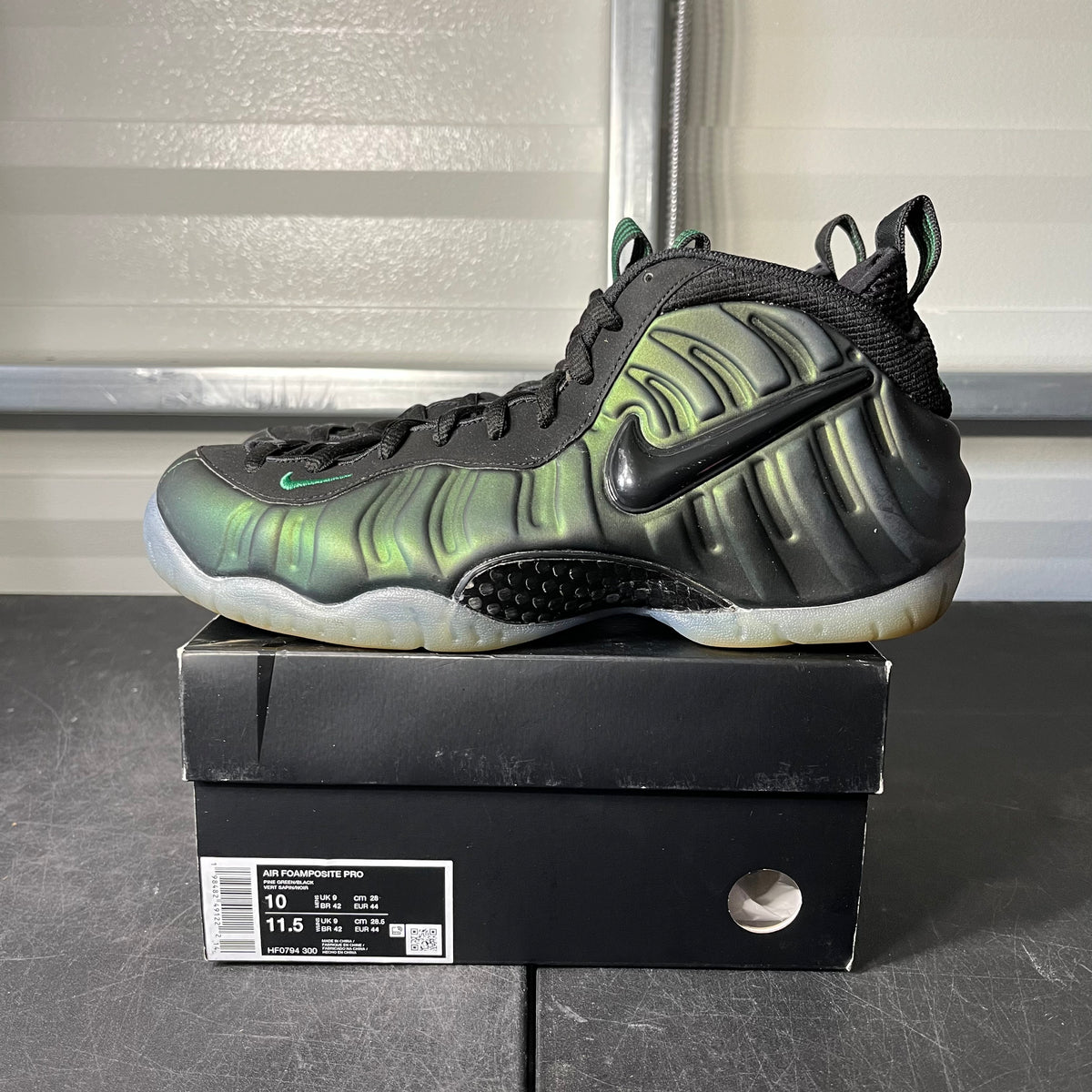 Size 10 - Foamposite Pine Green