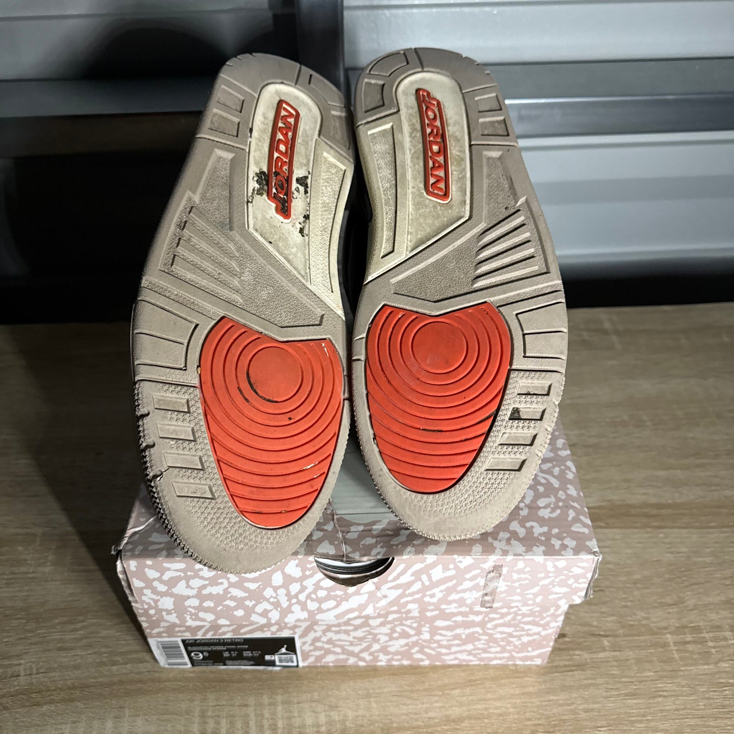 Size 9.5 - AJ 3 Retro Desert Elephant