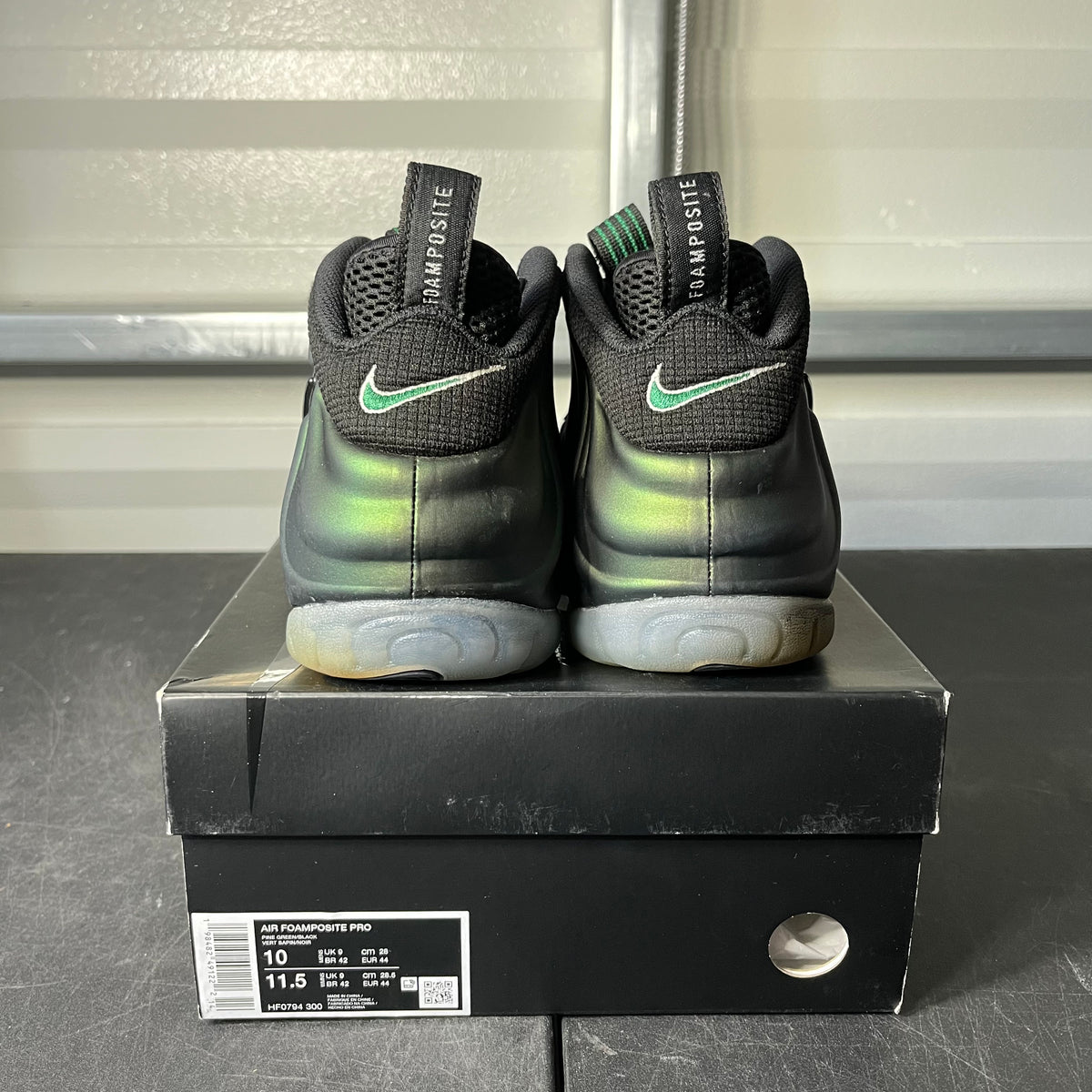 Size 10 - Foamposite Pine Green