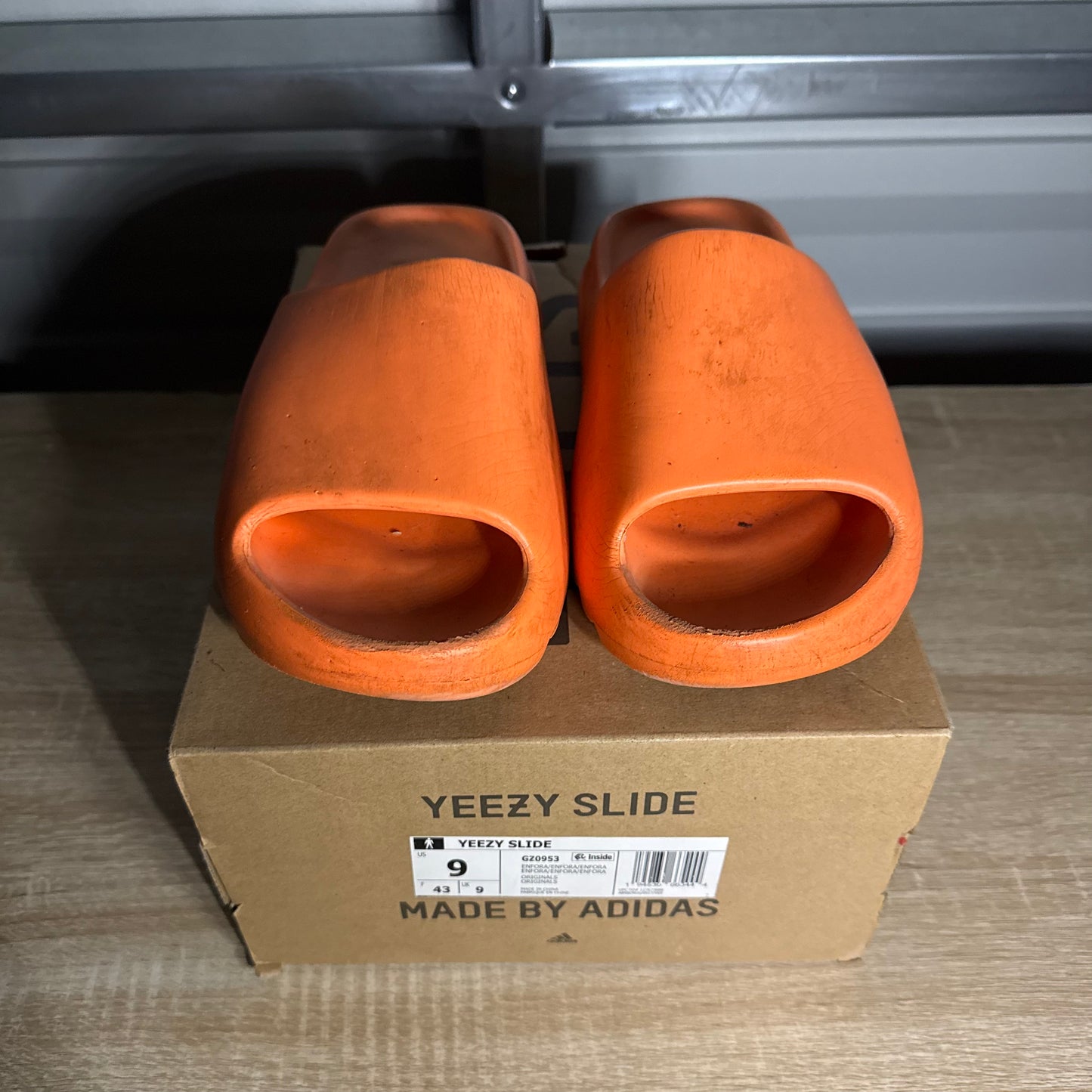 Size 9 - YZY Slide Enflame Orange
