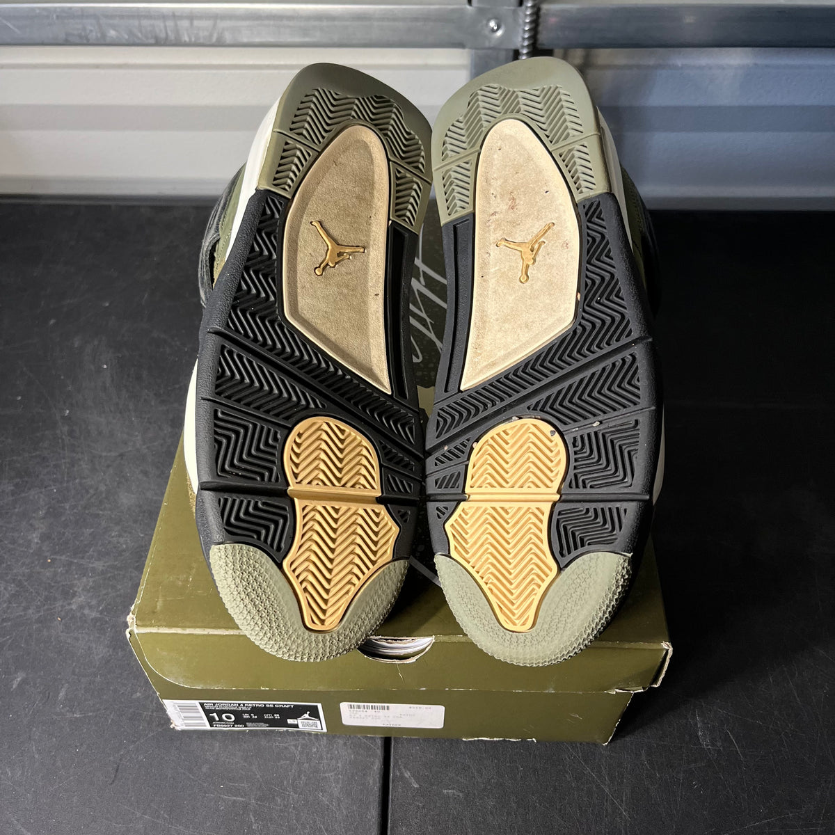 Size 10 - AJ 4 Craft Olive