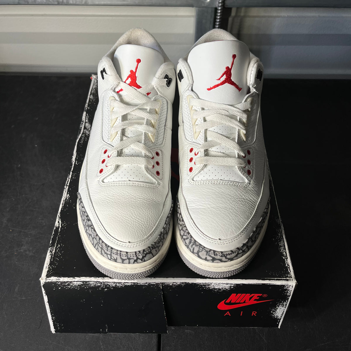 Size 10.5 - AJ 3 Reimagined White Cement