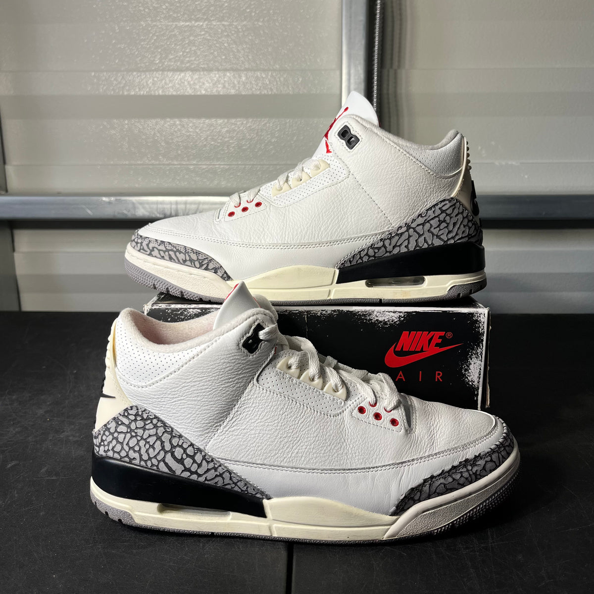 Size 10.5 - AJ 3 Reimagined White Cement