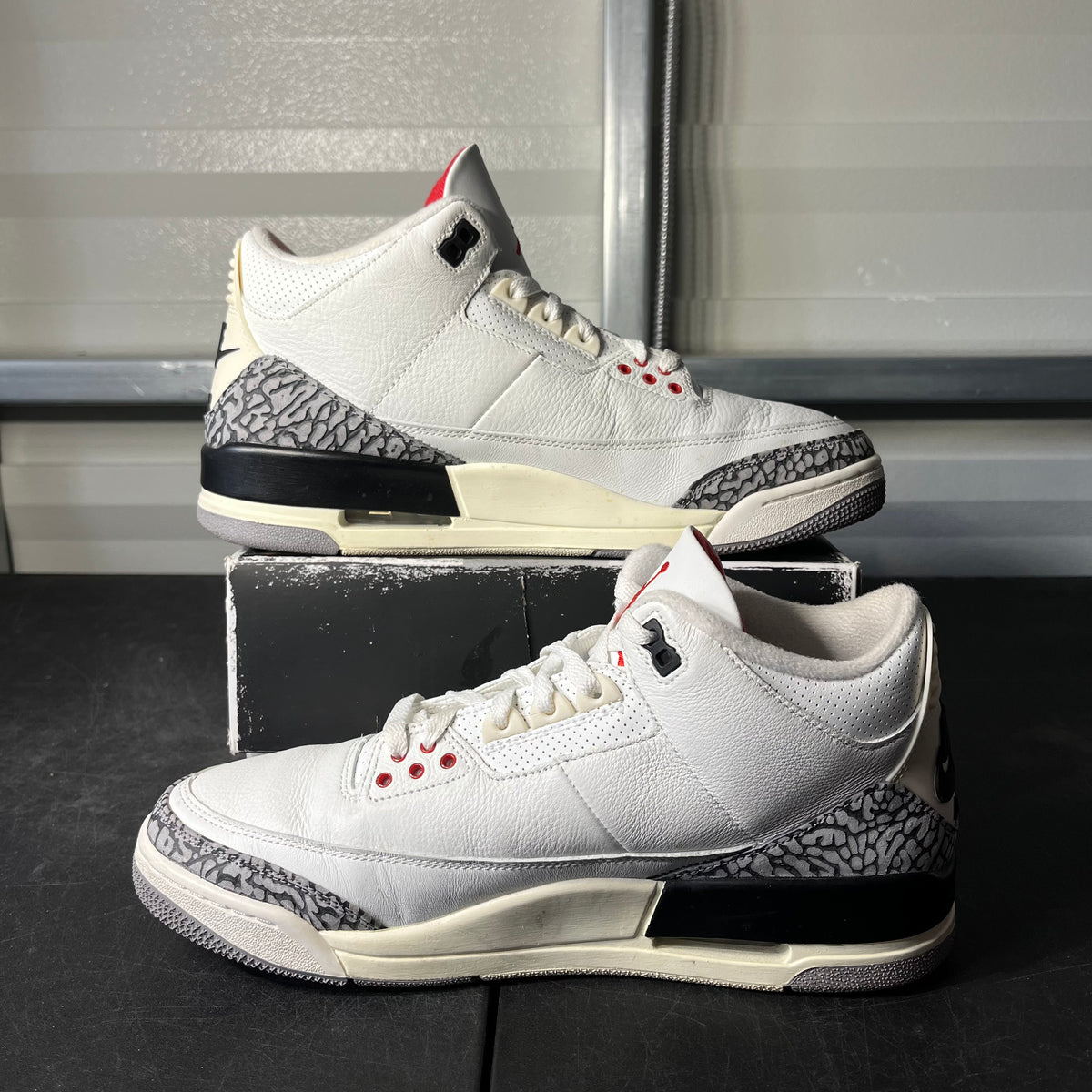 Size 10.5 - AJ 3 Reimagined White Cement