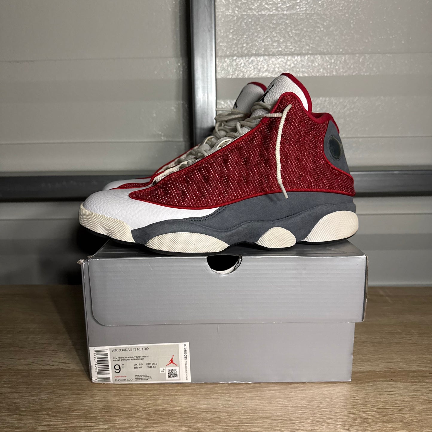 Size 9.5 - AJ 13 Retro Gym Red Flint