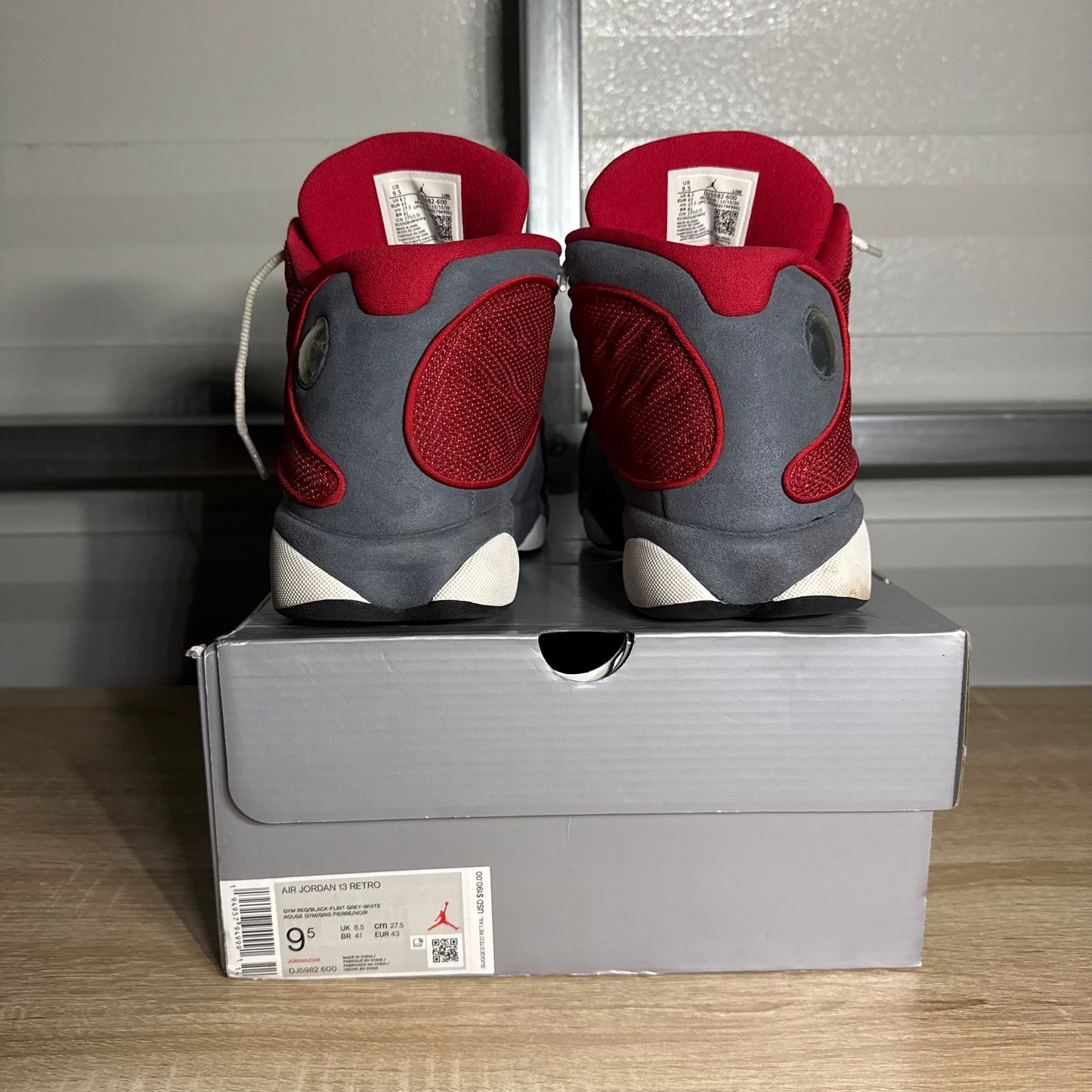Size 9.5 - AJ 13 Retro Gym Red Flint