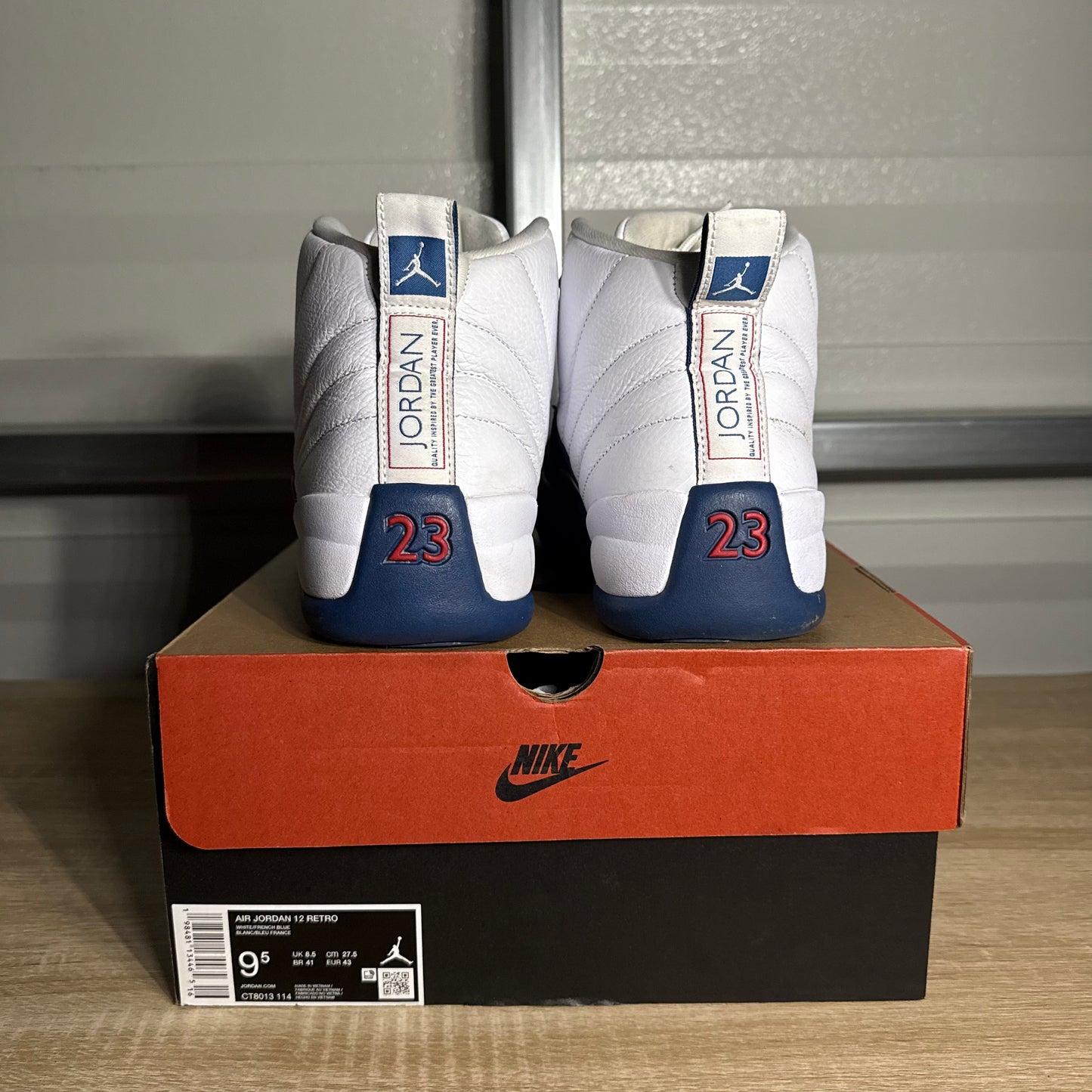 Size 9.5 - AJ 12 Retro French Blue