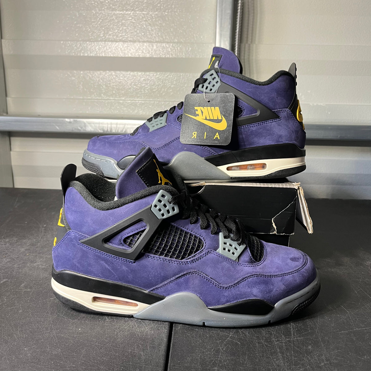 Size 13 - AJ 4 Laker