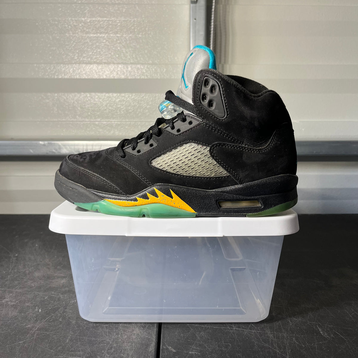 Size 8 - AJ 5 Aqua