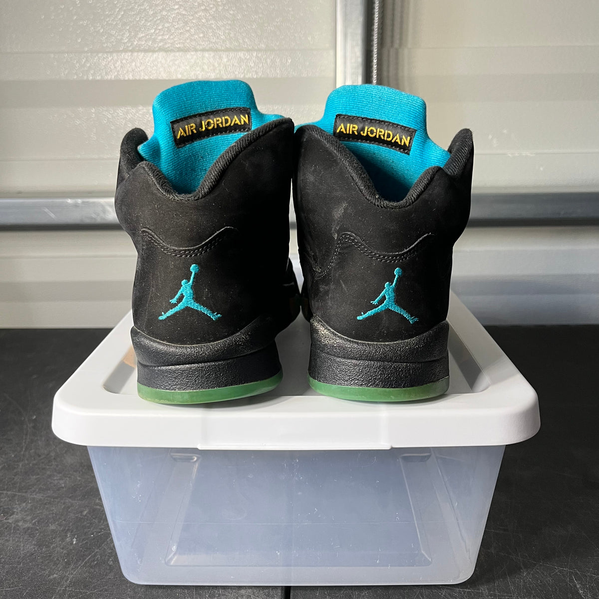 Size 8 - AJ 5 Aqua