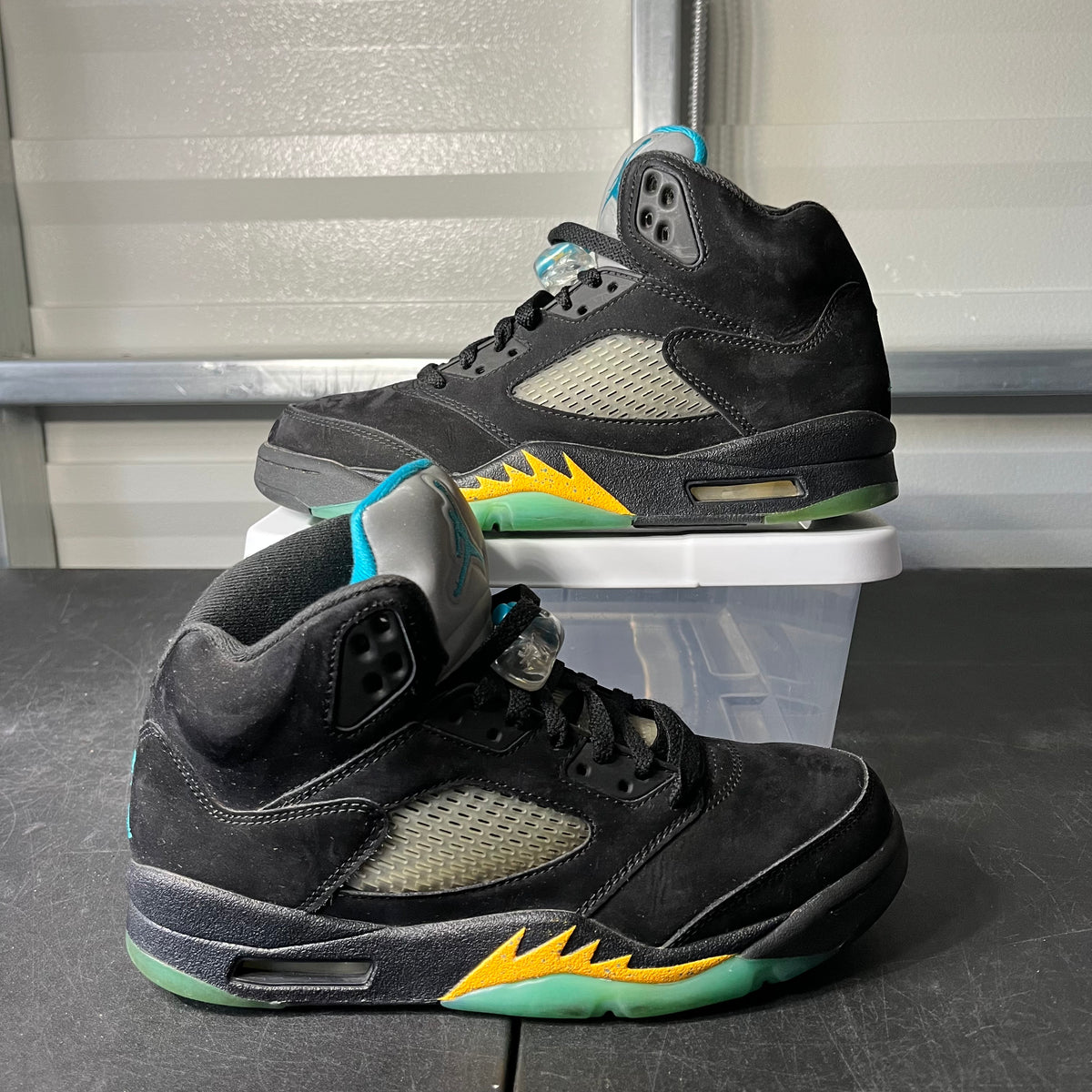 Size 8 - AJ 5 Aqua