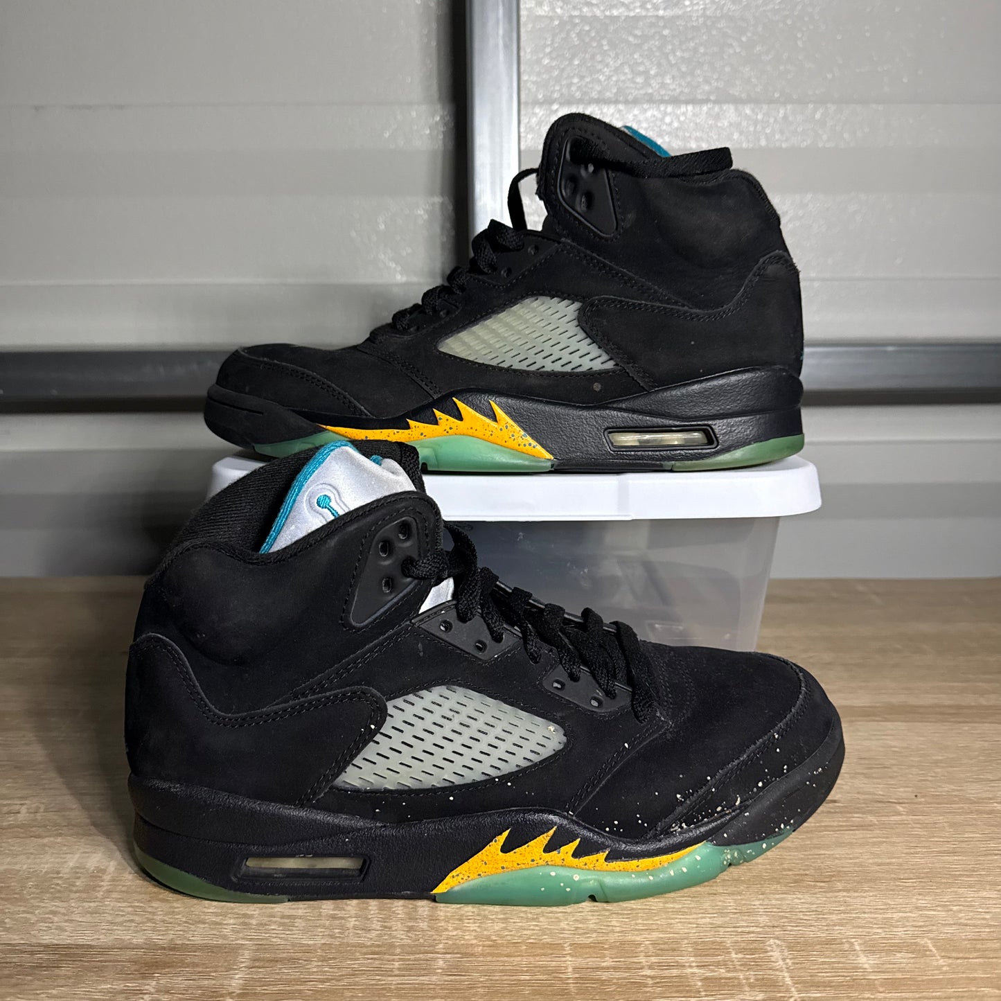 Size 8 - AJ 5 Retro Aqua