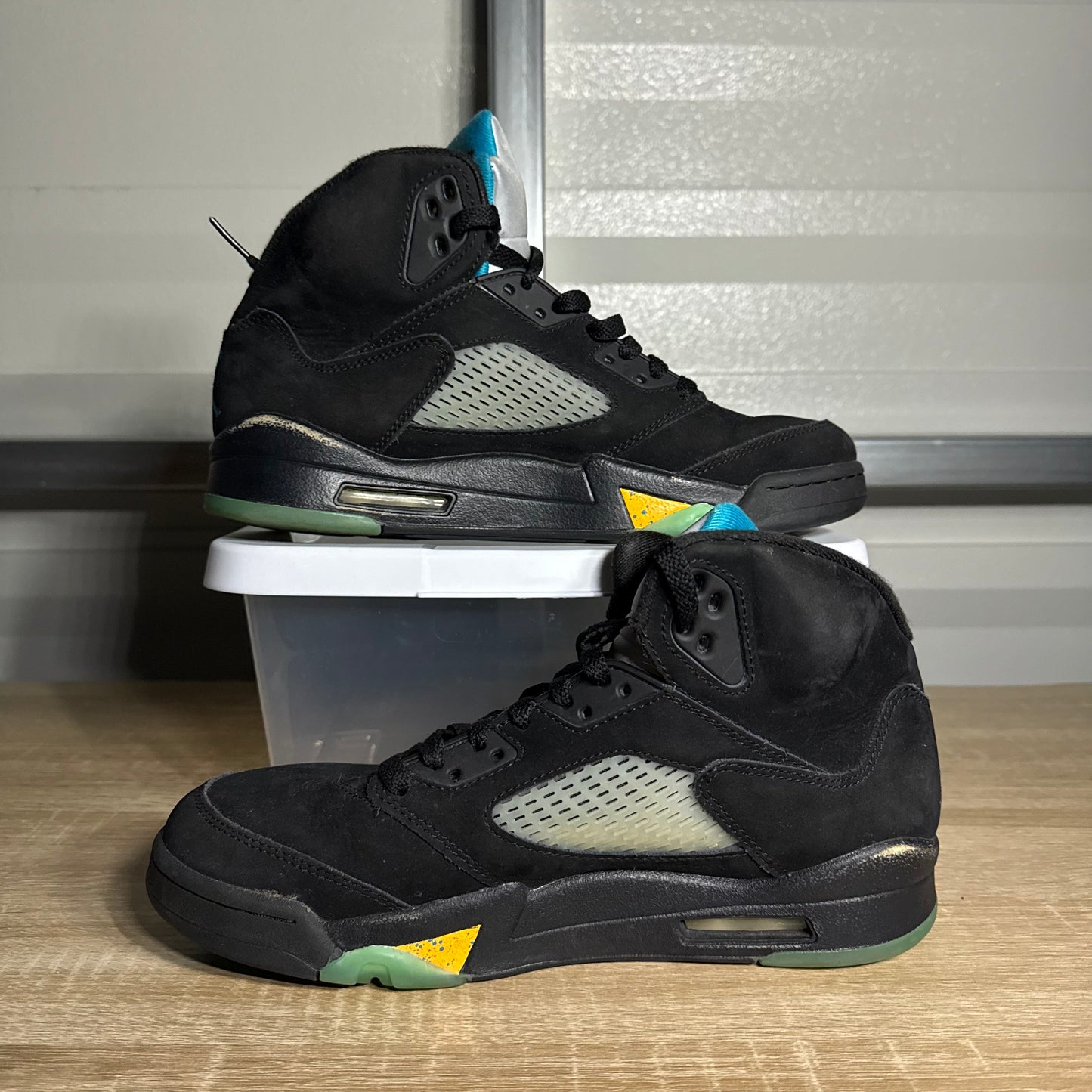 Size 8 - AJ 5 Retro Aqua