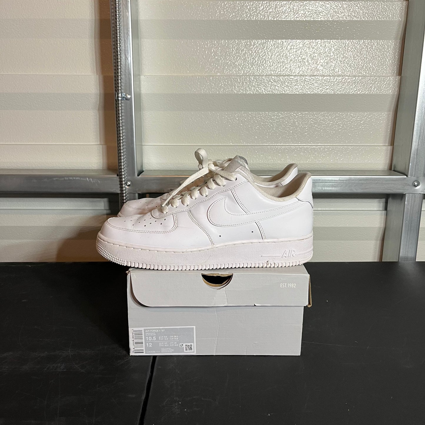 Size 10.5 - AF 1 '07 Triple White