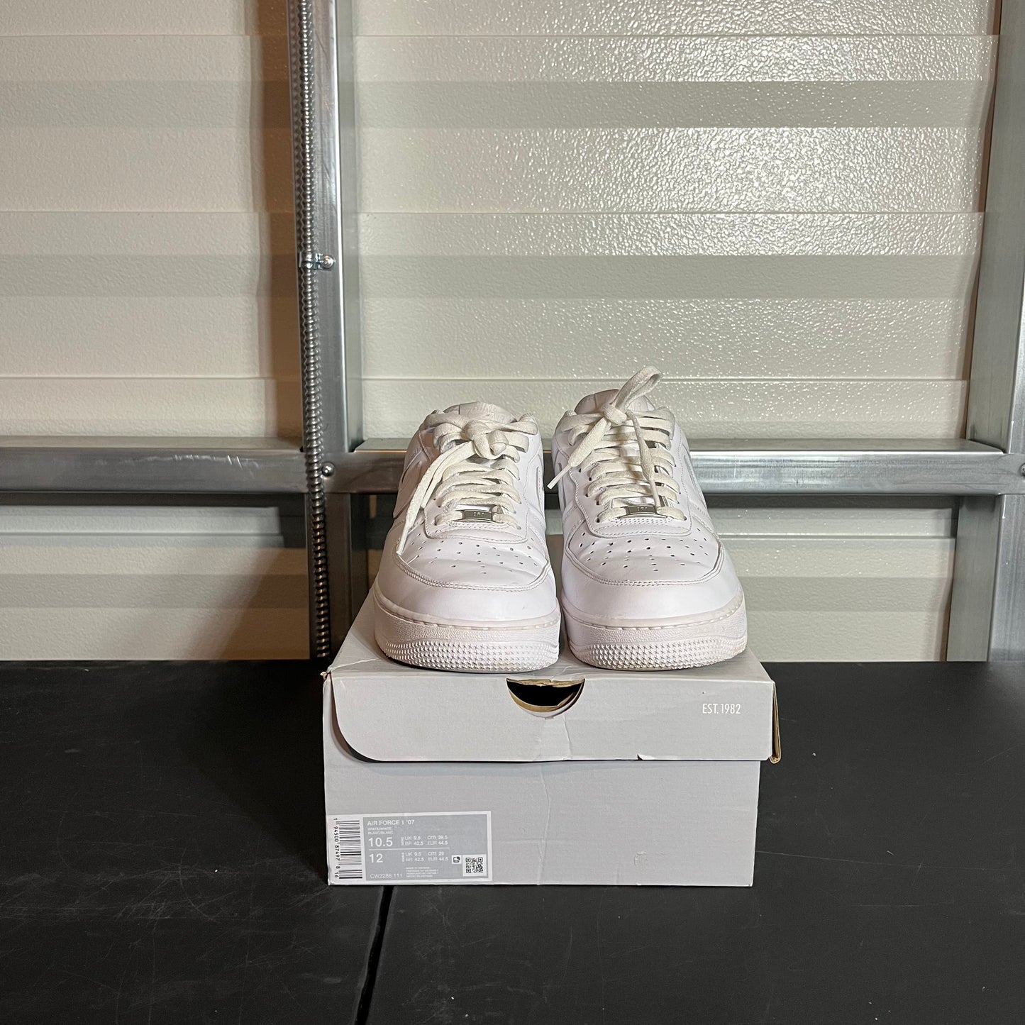 Size 10.5 - AF 1 '07 Triple White