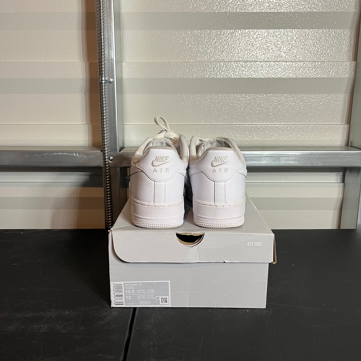 Size 10.5 - AF 1 '07 Triple White