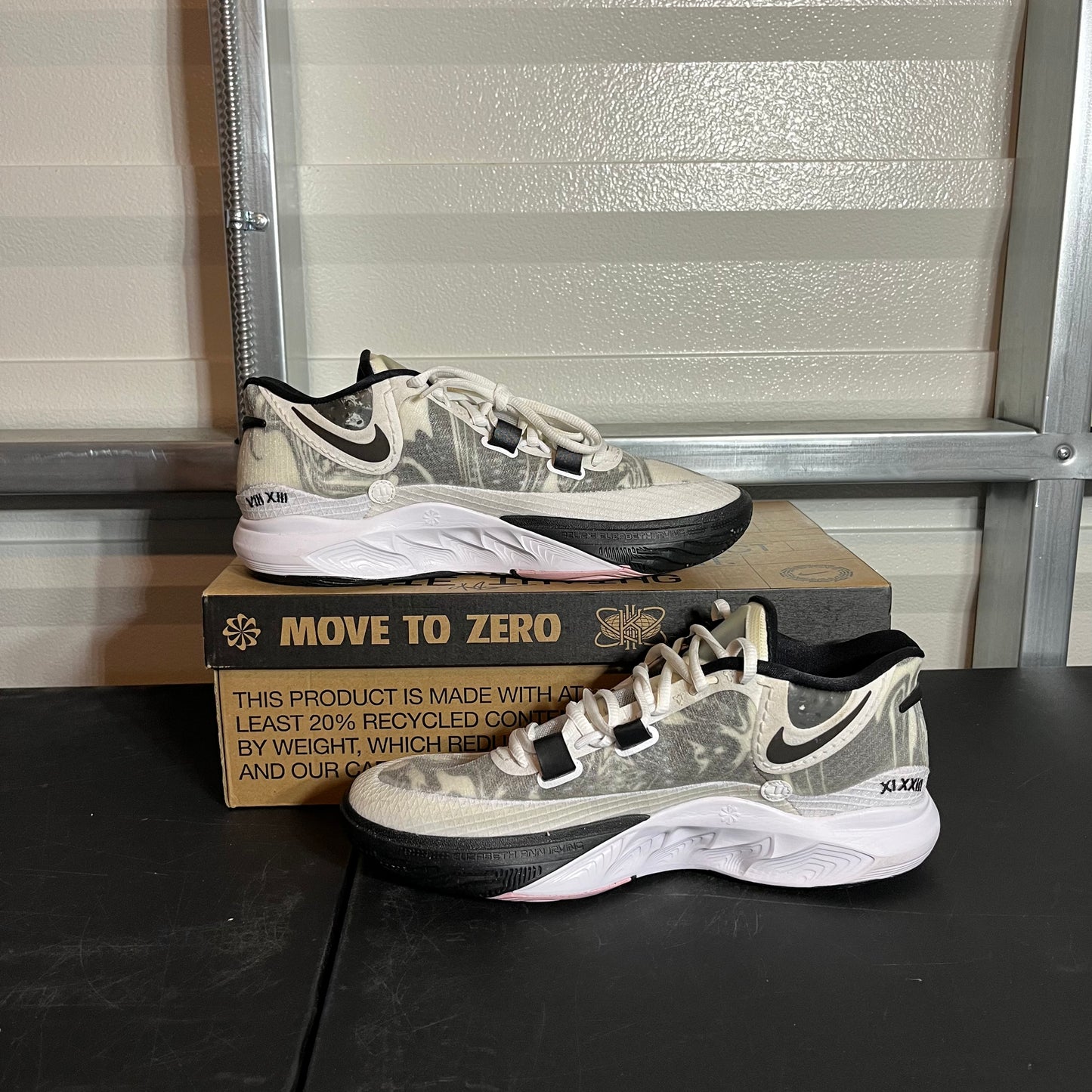 Size 11 - Kyrie 8 White Black
