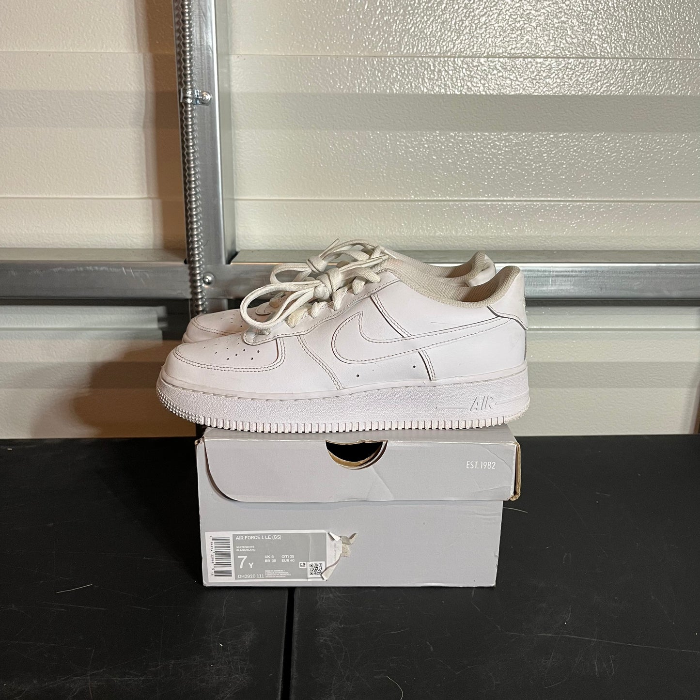 Size 7Y - AF 1 '07 Triple White