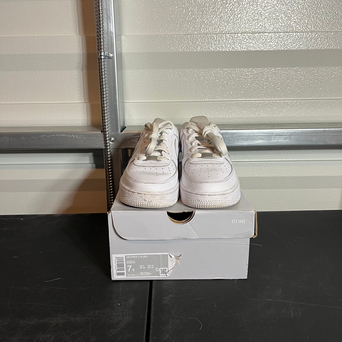 Size 7Y - AF 1 '07 Triple White