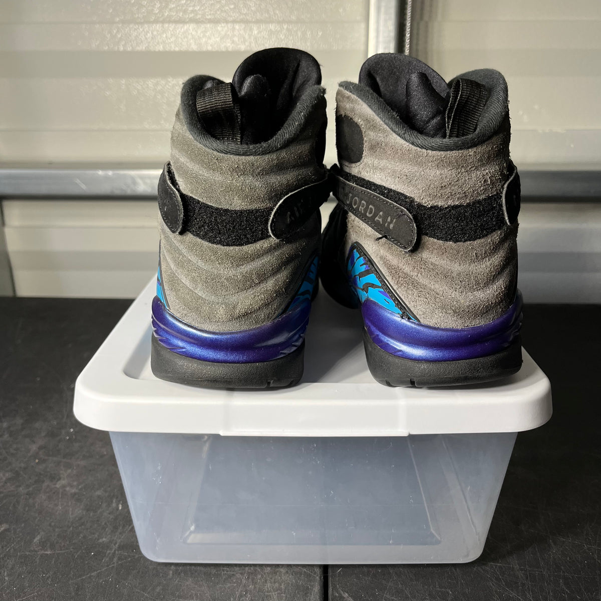 Size 12 - AJ 8 Aqua