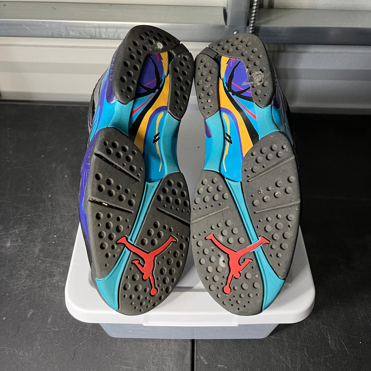 Size 12 - AJ 8 Aqua