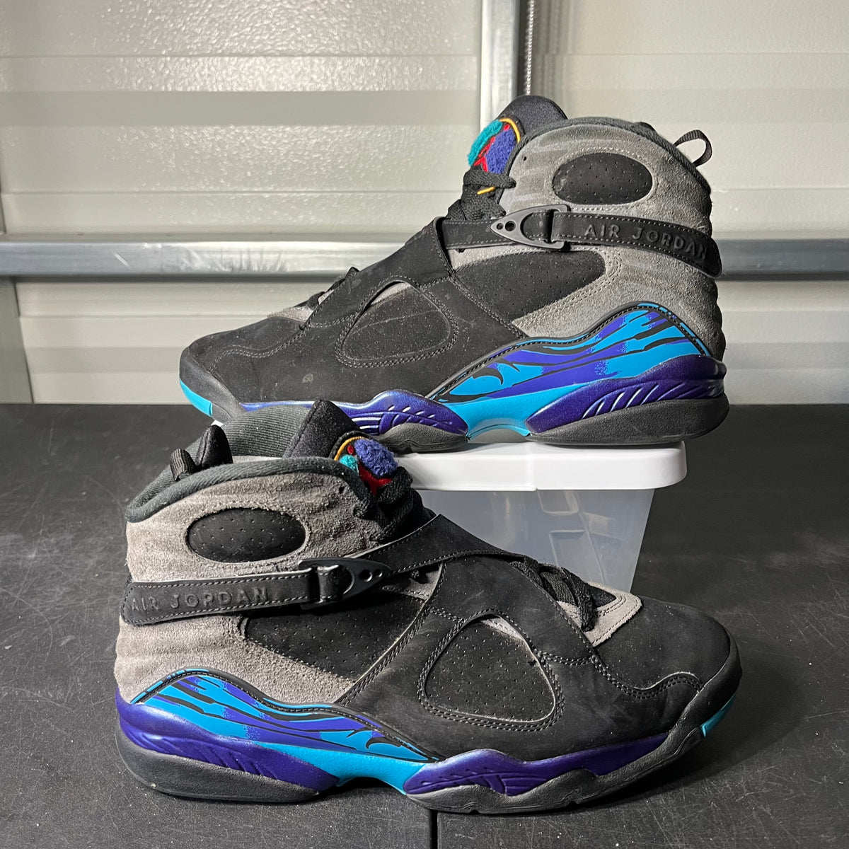 Size 12 - AJ 8 Aqua