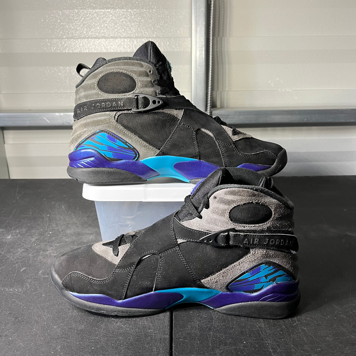 Size 12 - AJ 8 Aqua