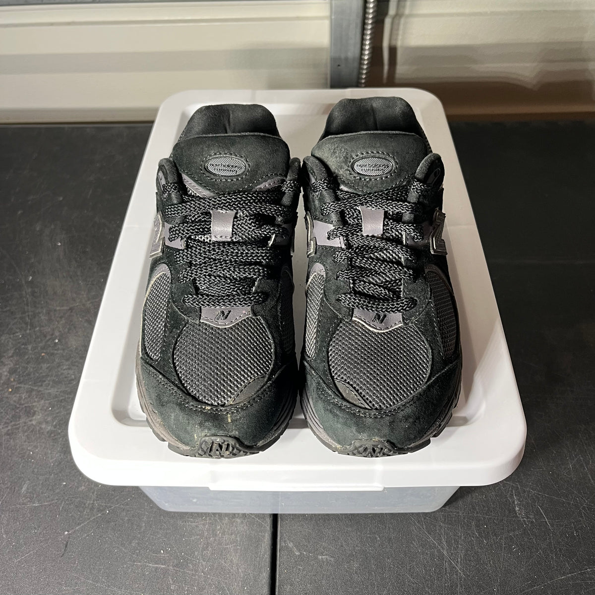 Size 7W- New Balance Black Magnet