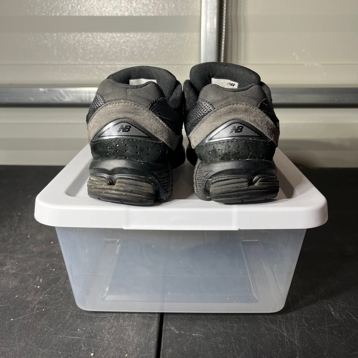 Size 7W- New Balance Black Magnet