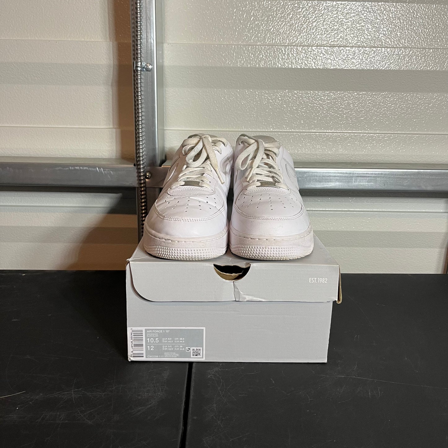 Size 10.5 - AF 1 '07 Triple White