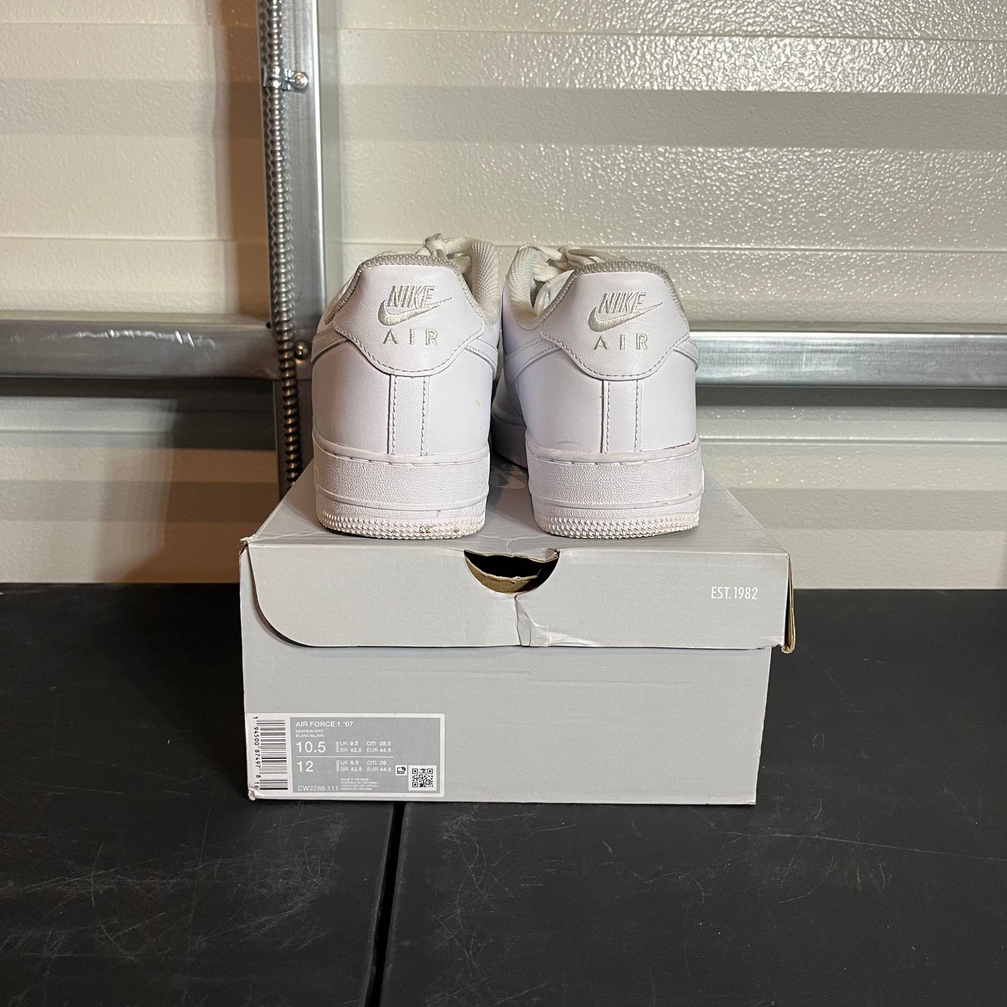 Size 10.5 - AF 1 '07 Triple White