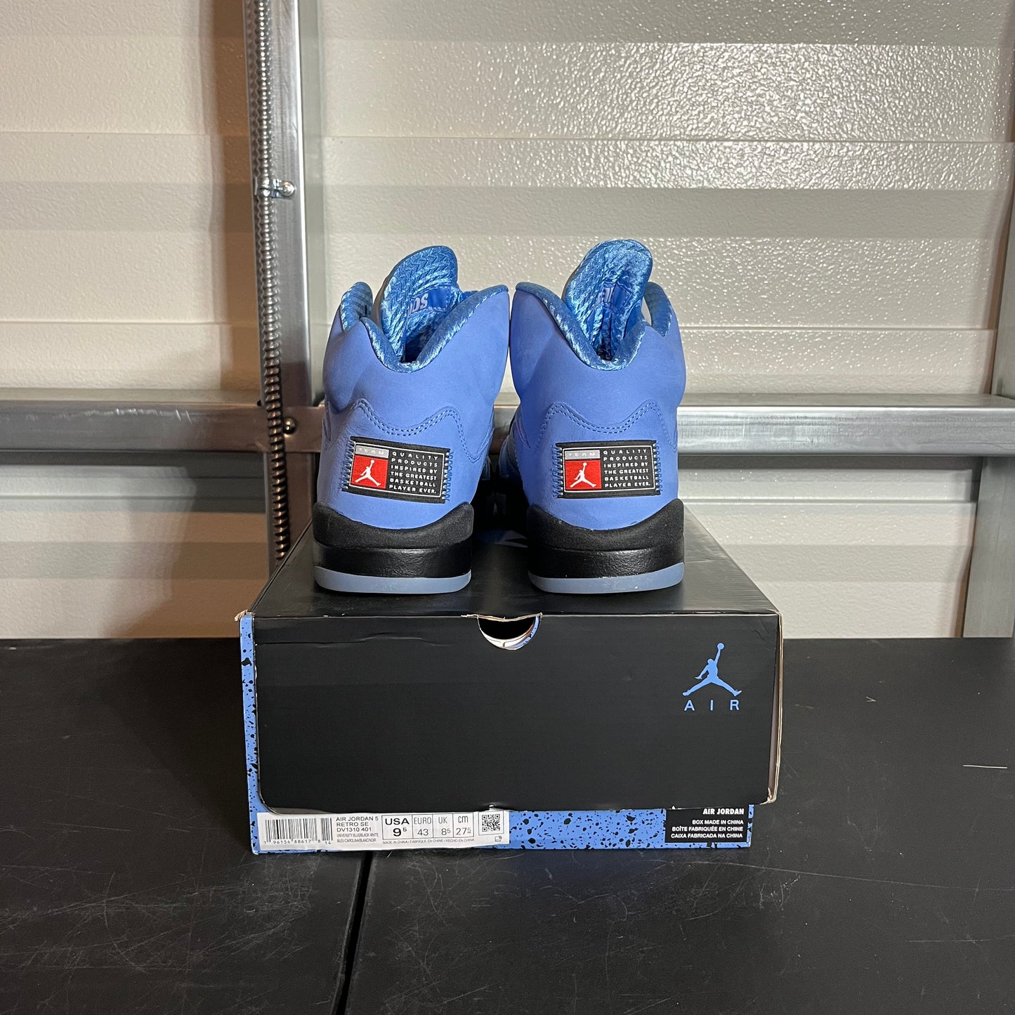 Size 9.5 - AJ 5 Retro UNC
