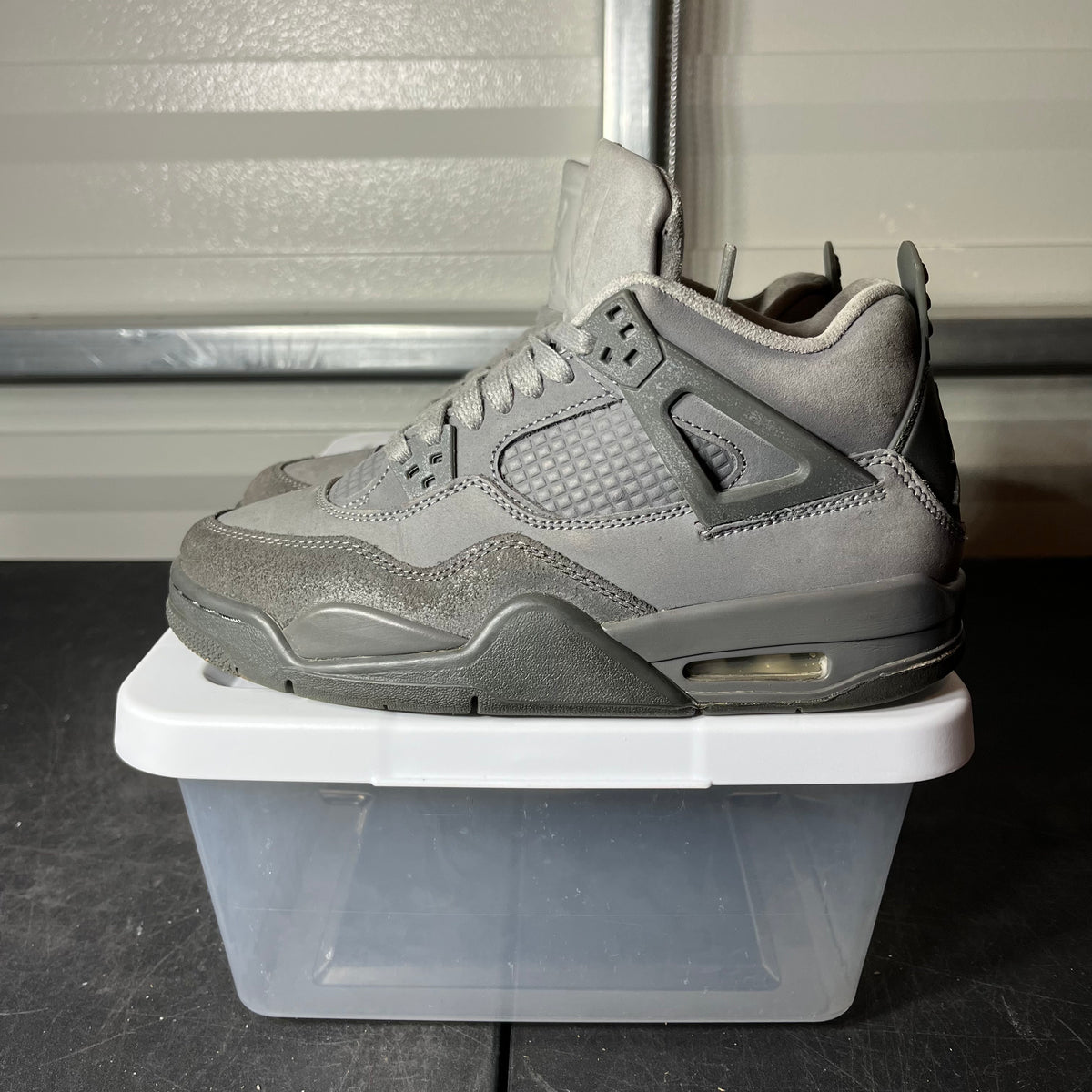 Size 6 - AJ 4 Wet Cement Grey