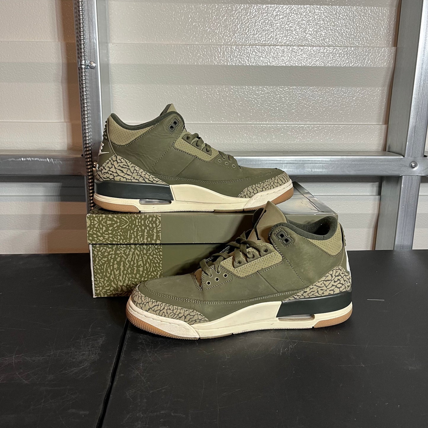 Size 10.5 - AJ 3 Retro Medium Olive