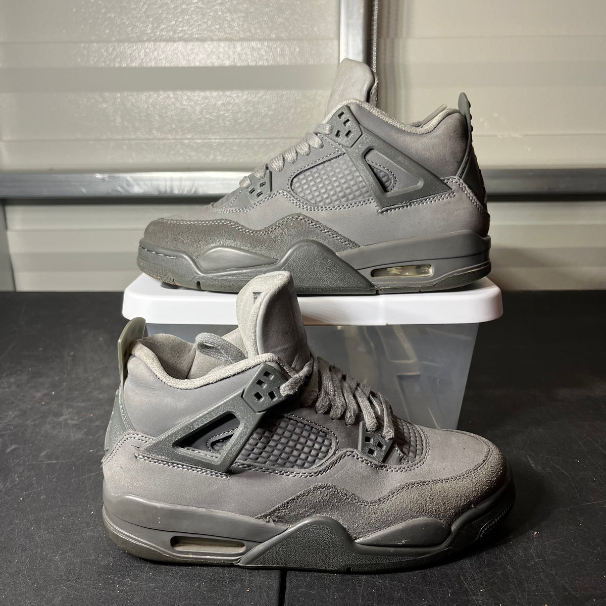Size 6 - AJ 4 Wet Cement Grey