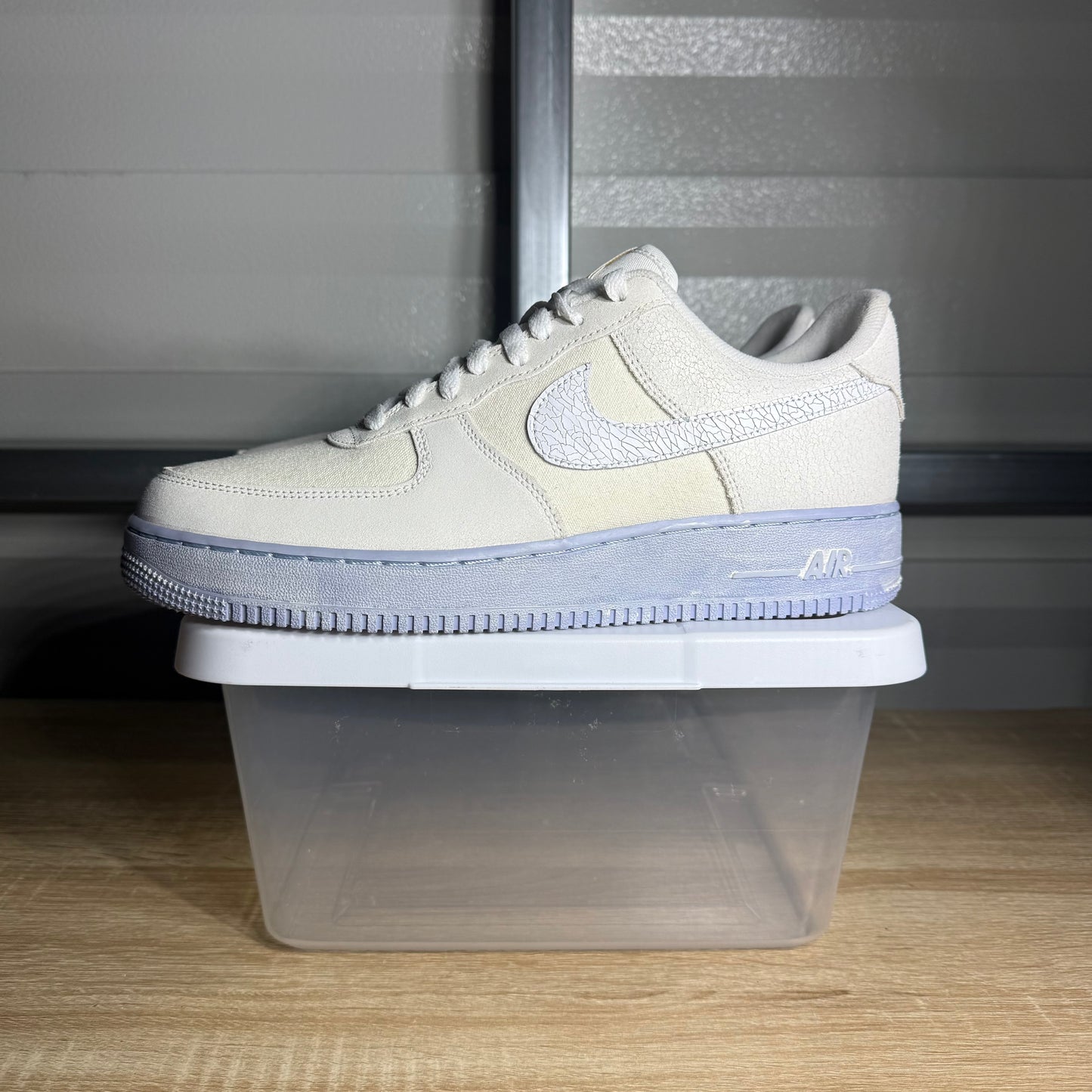 Size 10.5 - AF 1 Low EMB Summit White Blue Whisper