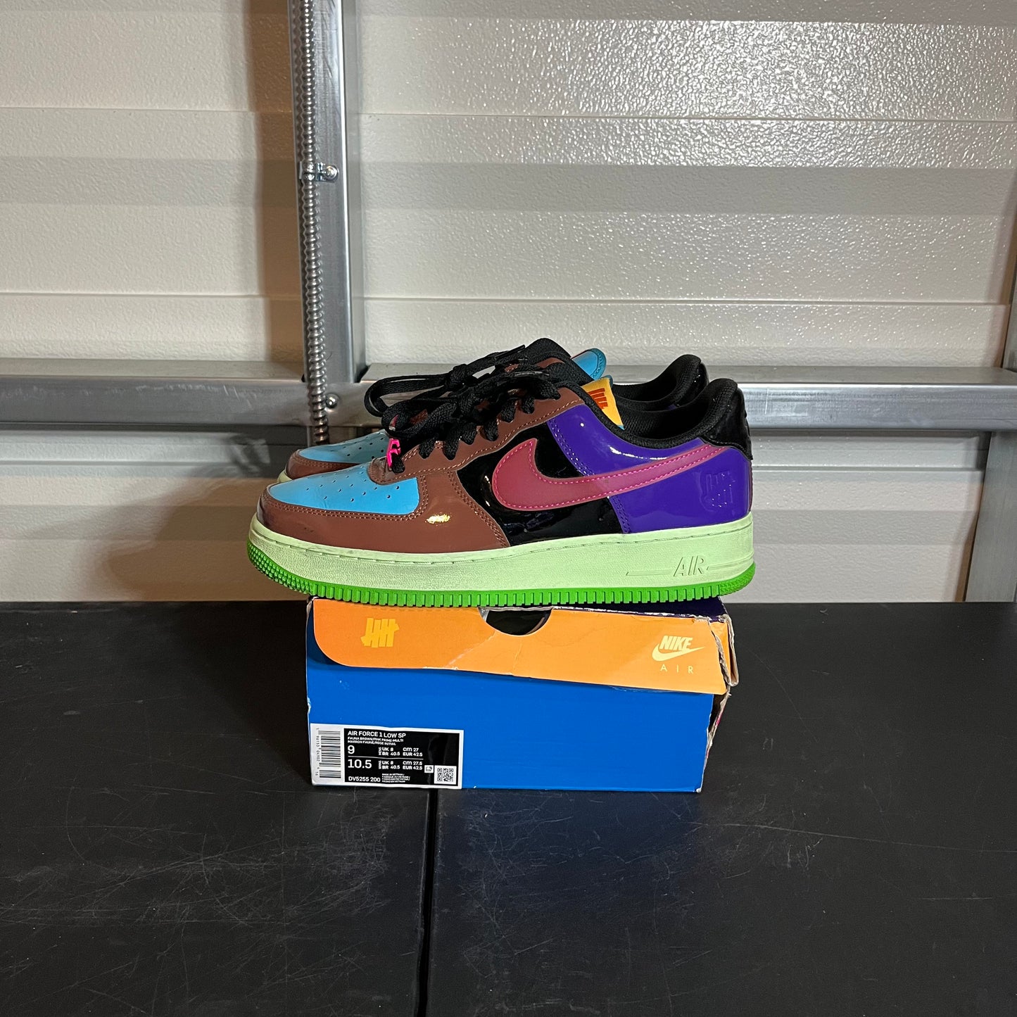 Size 9 - AF 1 Low Undefeated Multi-Patent Pink Prim