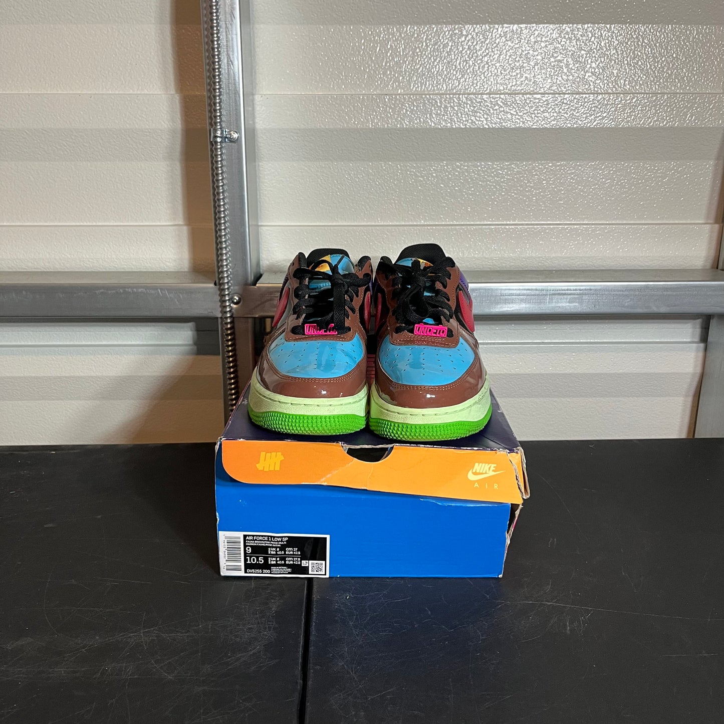 Size 9 - AF 1 Low Undefeated Multi-Patent Pink Prim