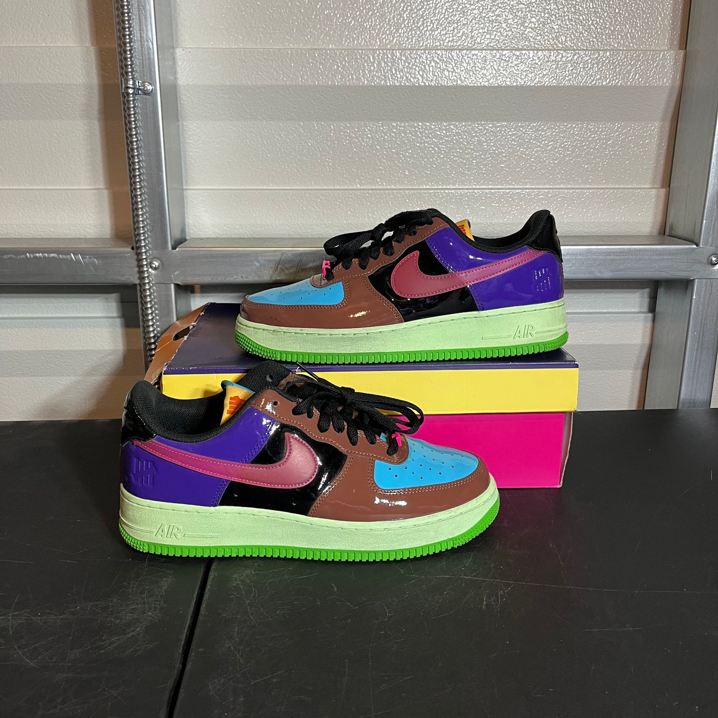 Size 9 - AF 1 Low Undefeated Multi-Patent Pink Prim